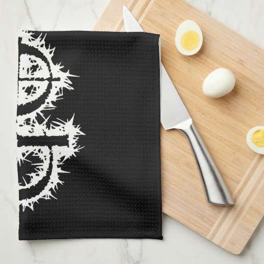 Goth Handtuch (Viertel Falte)