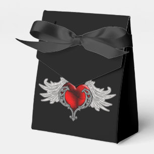Goth Heart mit Angel Wings Geschenkboxen Geschenkschachtel