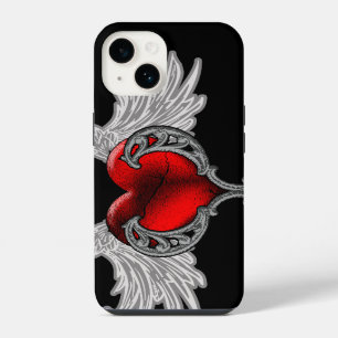 Goth Heart mit Engel Flügel iPhone 6 Hülle iPhone 14 Hülle
