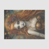 Goth Herbst Herbst Fairy Decoupage Seidenpapier (Vorderseite)