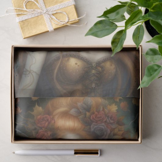 Goth Herbst Herbst Fairy Decoupage Seidenpapier (Geschenk)