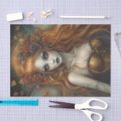 Goth Herbst Herbst Fairy Decoupage Seidenpapier (Handwerk)