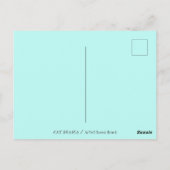 GOTH HORROR CAT DRAMA, JEMAND BEWEGTE LITTERBOX POSTKARTE (Rückseite)