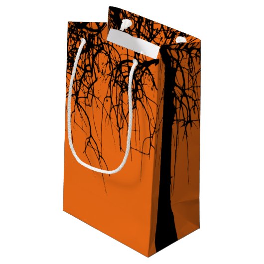 Goth-Horror-Kinderdusche Kleine Geschenktüte (Rückseite Schrägansicht)