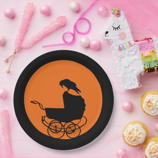 Goth-Horror-Kinderdusche Pappteller (Party)