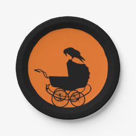 Goth-Horror-Kinderdusche Pappteller