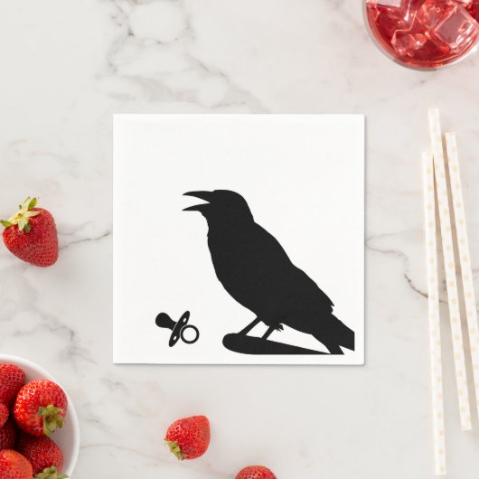 Goth-Horror-Kinderdusche Serviette (Beispiel)