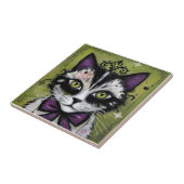 Goth-Katze Fliese (Seite)