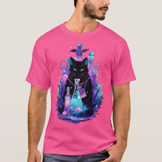 Goth Kawaii Cat Gifts Girls Womens Cat T-Shirt
