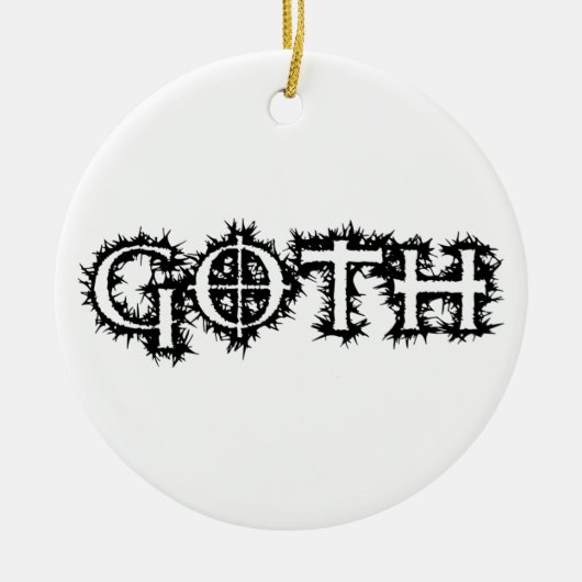 Goth Keramikornament (Vorne)