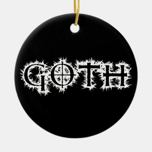 Goth Keramikornament (Vorne)