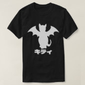 GOTH KITTY BAT CAT JAPANESISCHES SHIRT (Design vorne)