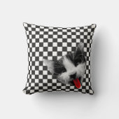 Goth Kitty Cushion Kissen (Vorderseite)