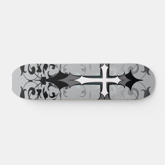 Goth Kreuz Skateboard (Horizontal)