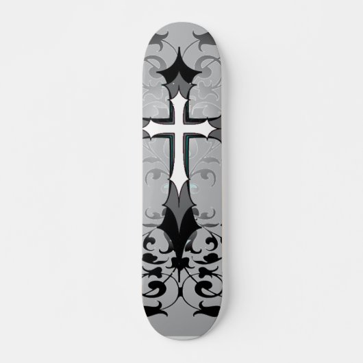 Goth Kreuz Skateboard (Vorne)