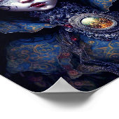 Goth Lady Gothic Fantasy Art Poster (Ecke)