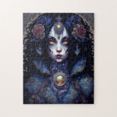 Goth Lady Gothic Fantasy Art Puzzle (Vertikal)