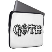Goth Laptopschutzhülle (Vorne Rechts)