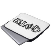 Goth Laptopschutzhülle (Vorne Knopf)