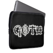 Goth Laptopschutzhülle (Vorne Rechts)