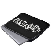 Goth Laptopschutzhülle (Vorne Knopf)