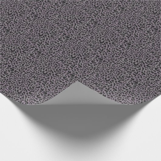 Goth Leopard Geschenkpapier (Ecke)