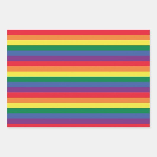Goth LGBTQ+ Regenbogen Geschenkpapier Set (Vorderseite 3)