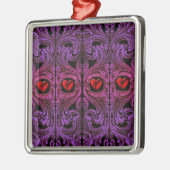 Goth Lila Ornament with Heart (Links)