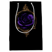 Goth Lila Rose Mittlere Geschenktüte (Vorderseite)