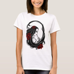 Goth Mädchen T-Shirt