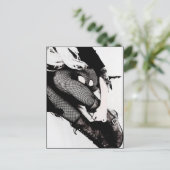 goth Mädchenpostkarte Postkarte (Stehend Vorderseite)