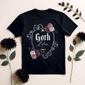 Goth Mama Schwangerschaft Ankündigung Blumenkohl W Tri-Blend Shirt