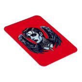 Goth Man Angel Dark Fantasy Art Magnet (Rechte Seite)