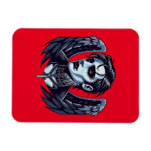 Goth Man Angel Dark Fantasy Art Magnet (Horizontal)