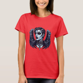 Goth Man Angel Dark Fantasy Art T-Shirt