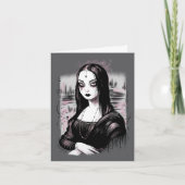 Goth Mona Lisa Karte (Vorderseite)