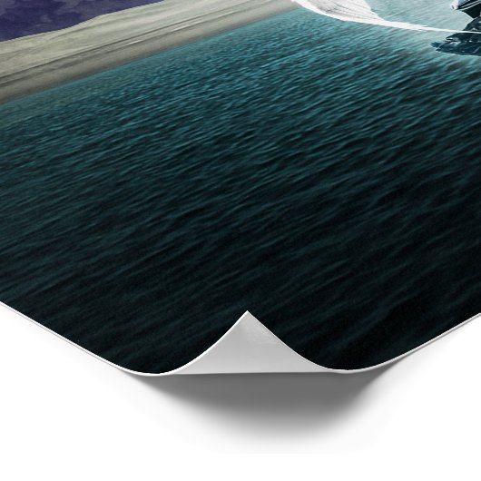 Goth-Mond-Poster Poster (Ecke)