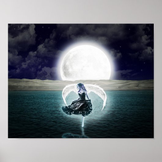 Goth-Mond-Poster Poster (Vorne)