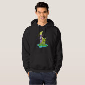 Goth Mondphase Frosch Mondphase Frosch Hoodie (Vorne ganz)