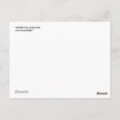 Goth Moth 4 Postkarte (Rückseite)