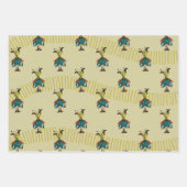 Goth Moth - Wrapping Paper Flat Sheet Set 3 Geschenkpapier Set (Vorderseite 2)