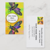 Goth Motten-Telefonkarte Telefonnummerkarte (Vorne/Hinten)