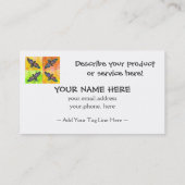 Goth Motten-Telefonkarte Telefonnummerkarte (Rückseite)