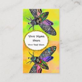 Goth Motten-Telefonkarte Telefonnummerkarte