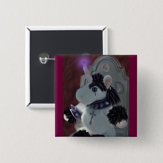 Goth Mystiker Button (Vorne & Hinten)