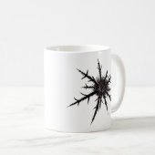 Goth Nature Lover Dry Thistle Kaffeetasse (VorderseiteRechts)