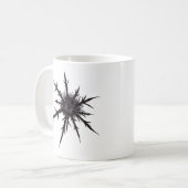 Goth Nature Lover Dry Thistle Kaffeetasse (Vorderseite Links)