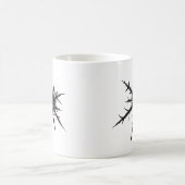Goth Nature Lover Dry Thistle Kaffeetasse (Mittel)