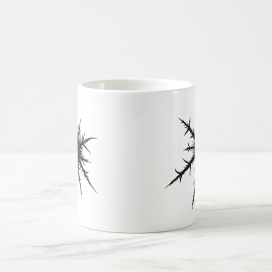 Goth Nature Lover Dry Thistle Kaffeetasse (Mittel)
