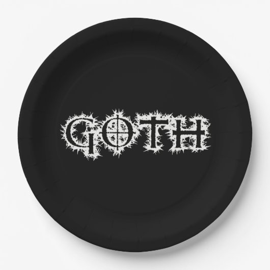 Goth Pappteller (Vorderseite)